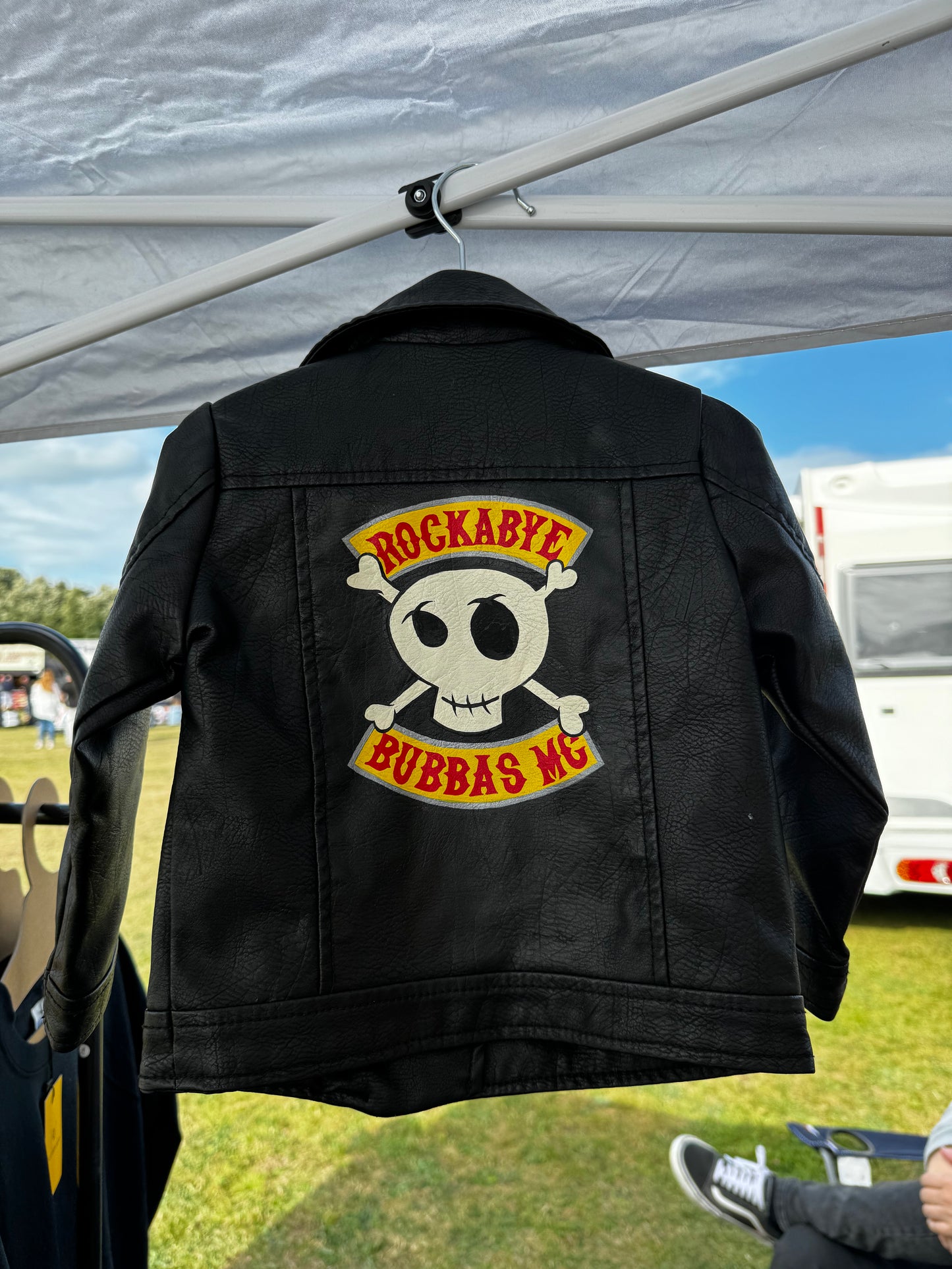 "Rockabye Bubbas MC" Vegan Leather Children's/Toddler's Biker Jacket