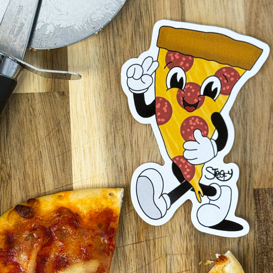 "Pizza Pal" Die-Cut Vinyl Sticker