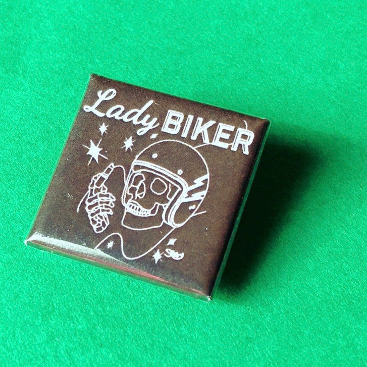 Lady Biker Badge - The SToOFy Store