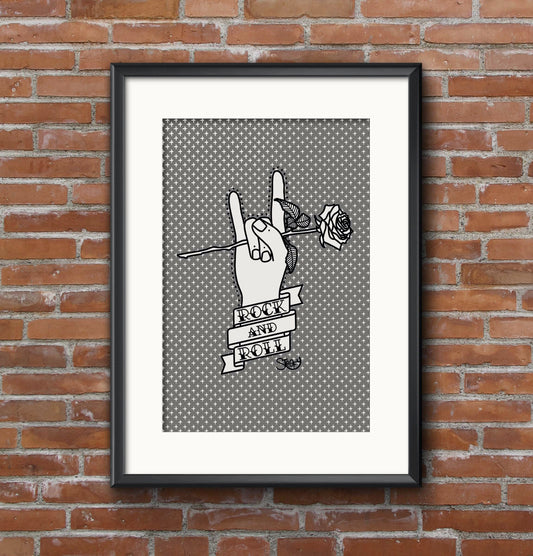 It’s Only R&R Baby A3 Art Print - The SToOFy Store