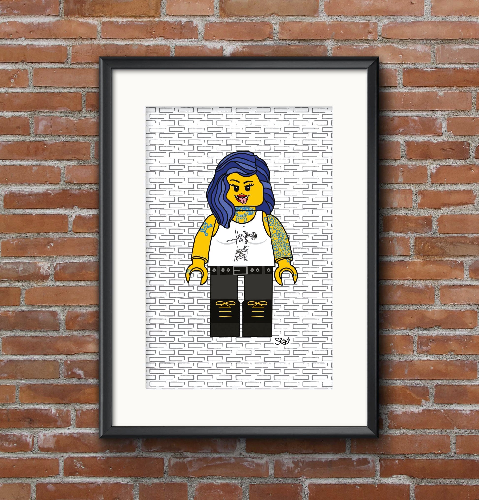 Yellow Lovely A3 Art Print - The SToOFy Store